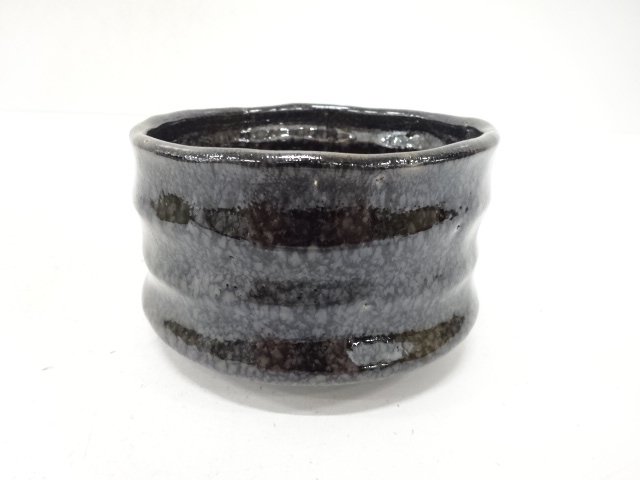 JAPANESE COLLECTIBLE / ARTISTS PIECE / TEACUP / OIL DROP GLAZE